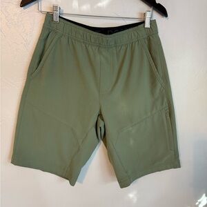 Gerry Men’s Performance Shorts Olive Green Stretch Athletic Size Small